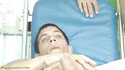 ambulance fuck orgy with two preggo babes