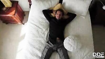 Busty lovers American milf Alexis Fawx rides a monster cock reverse cowgirl