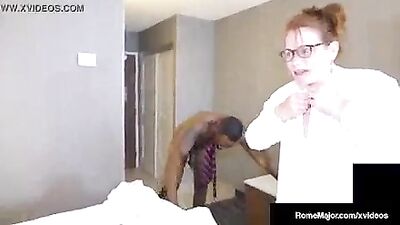 Black Knight Rome Major Bangs Nerdy Nympho Ginger Reigh!