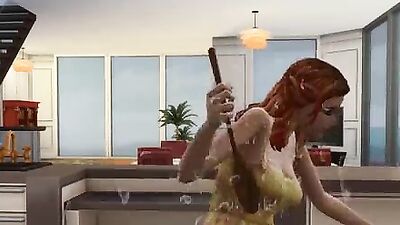 step Son Fucks Blonde Mom After They Had Dinner Together