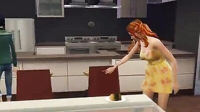 step Son Fucks Blonde Mom After They Had Dinner Together