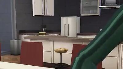 step Son Fucks Blonde Mom After They Had Dinner Together