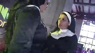 Kesha and Sheila Ortega threesome in public
