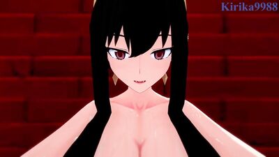 Yor Forger and I have intense sex in a secret room POV Hentai