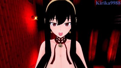 Yor Forger and I have intense sex in a secret room POV Hentai