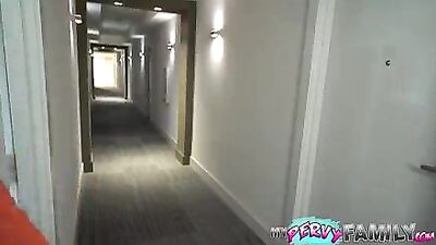 Busty MILF Uses Step Son for Sexual Release