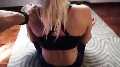 Roommate interrupted while doing Yoga