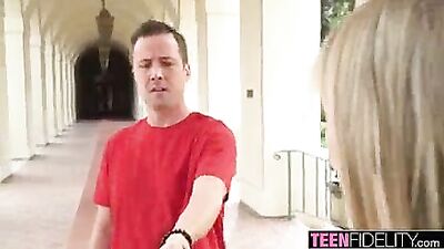 TEENFIDELITY Melody Marks Takes Selfies While Fucking