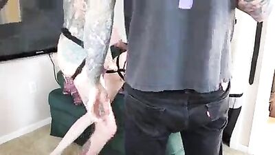 Bloopers from Amateur Strap On Video
