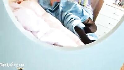 Masturbating with my stepsister in the room