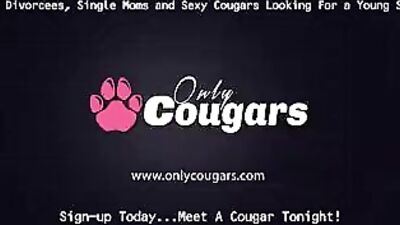 Thick & Curvy Cougar Long Island Fills Her Asshole With Dick
