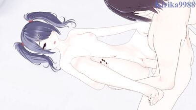 Ame chan and I have intense sex in the bedroom NEEDY GIRL OVERDOSE Hentai