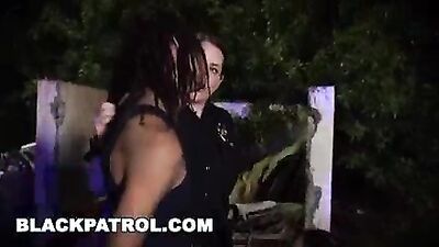 BLACK PATROL Curvy MILF Police Women Take Advantage Of Black Criminal