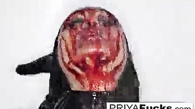 Halloween b tease with Indian MILF Priya Rai