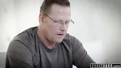 PURE TABOO Catfished Stepdad Is Tricked Into Fucking His Stepdaughter!