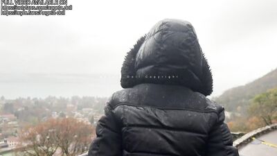 Porn Vlog Escort girl gets her pussy filled with cum by her daddy to pay her vacation