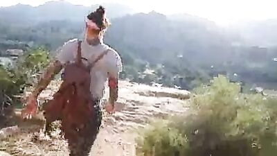 Felicity Feline Outdoor blowjob and stripping