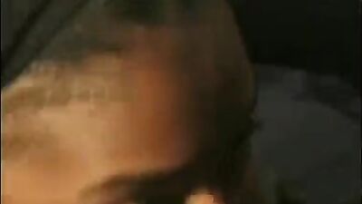Young ebony with perky tits Meagan Reed gets on knees to suck a hard thick cock