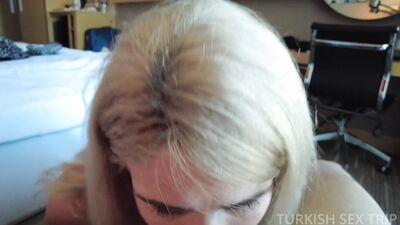 REAL Russian ESCORT Ksew fucks with her Turkish Client POV