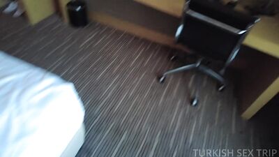 REAL Russian ESCORT Ksew fucks with her Turkish Client POV