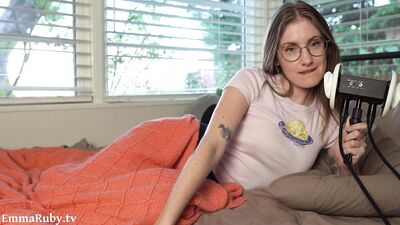 ASMR Mutual Masturbation Before Bed with your Girlfriend Emma Ruby