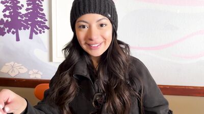 MASSIVE FACIAL FROM A STRANGER fucking my ski instructor vlog