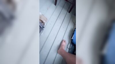 Two girls one guy ffm public blow job garden district balcony deep throat face fuck