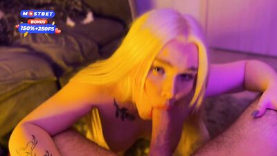 What an ass she s got Fucking a hot blonde in stockings with BIG TITTY