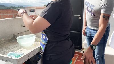 horny bitch takes her neighbor s cock