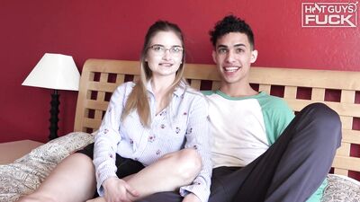 HotGuysFuck - Ripped Marc Wallace Gives Big Titty Savannah Camon An INTENSE Fuck
