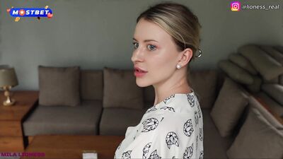 The Gardener Came To Water The Flowers But Poured Sperm On A Russian Slut PussiPay
