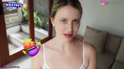 The Gardener Came To Water The Flowers But Poured Sperm On A Russian Slut PussiPay
