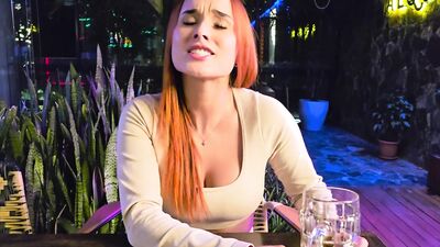 COLOMBIAN TEEN has risky PUBLIC SEX with stranger in a restaurant bathroom Abella Olsen