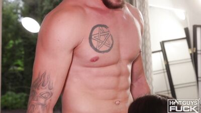 HotGuysFuck - Country Jock Collin Black Glistening from Sweaty Sex with Violet Gains
