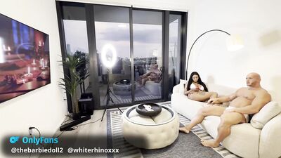 Trans Bombshell BarbieDoll & White Rhino: Sensational Hookup