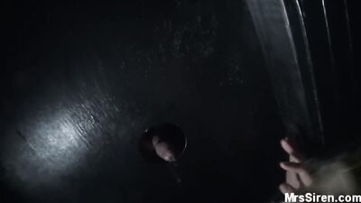 Hot wife first glory hole