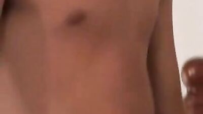 Twink gets massaged and ass fucked by his friend 