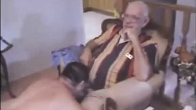 Old man gets a blowjob in public compilation 