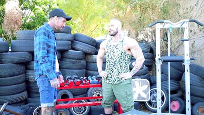 TrailerTrashBoys - Davin Meathead Strong & Ryan Sebastian - Meathead - free gay porn