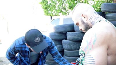 TrailerTrashBoys - Davin Meathead Strong & Ryan Sebastian - Meathead - free gay porn