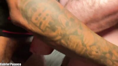 RFC - Blessed Gets Double-Fucked by Two Hunks Part 1 - free gay porn