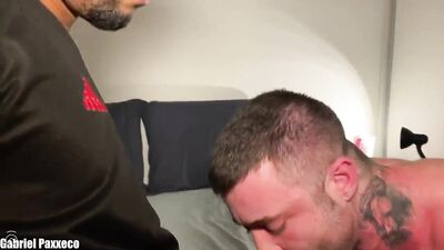 RFC - Blessed Gets Double-Fucked by Two Hunks Part 1 - free gay porn