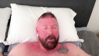 RFC - Hairy Teddy Wilder bareback fucks pierced and tattooed daddy Tommy Tango (720p) - free gay porn