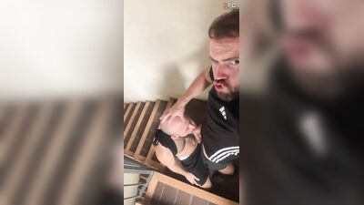RawFuckClub - Sex On The Stairs - free gay porn