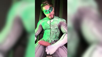 Rico Marlon Big thick Lantern Green - Masturbation Big thick Loads of Milk