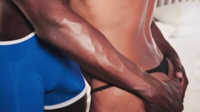 AfroBlackXXX punishes the hole of Andre Donovan - free gay porn