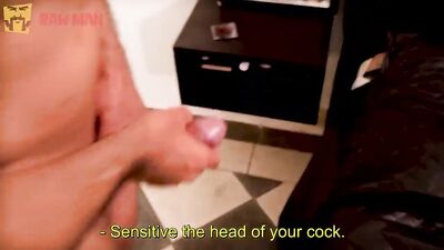 Black stud teaches passive blond how to enjoy