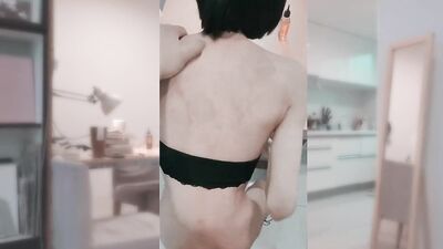 Cute Asian Fucks Femboy On The Table