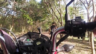 I Fucked the Biker in the Middle of the Woods - free gay porn