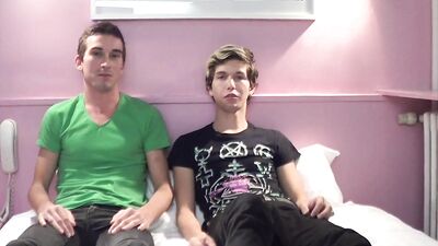 Sexy slut twink fucked by his friend and creampie anal - free gay porn
